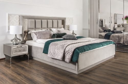Кровать 180х200 см Замира серый камень