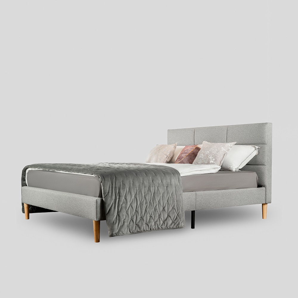 Кровать Milana 140х200 см серый — изображение 2